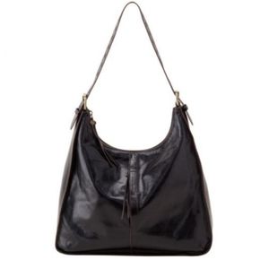HOBO Marley Leather Shoulder Bag Black